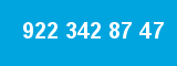 922 342 87 47 922 342 87 47